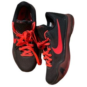 Nike Zoom Kobe X 10 in bright crimson basketball sneakers
